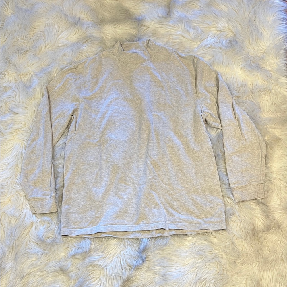 J. Crew Light Gray Turtleneck Sweater